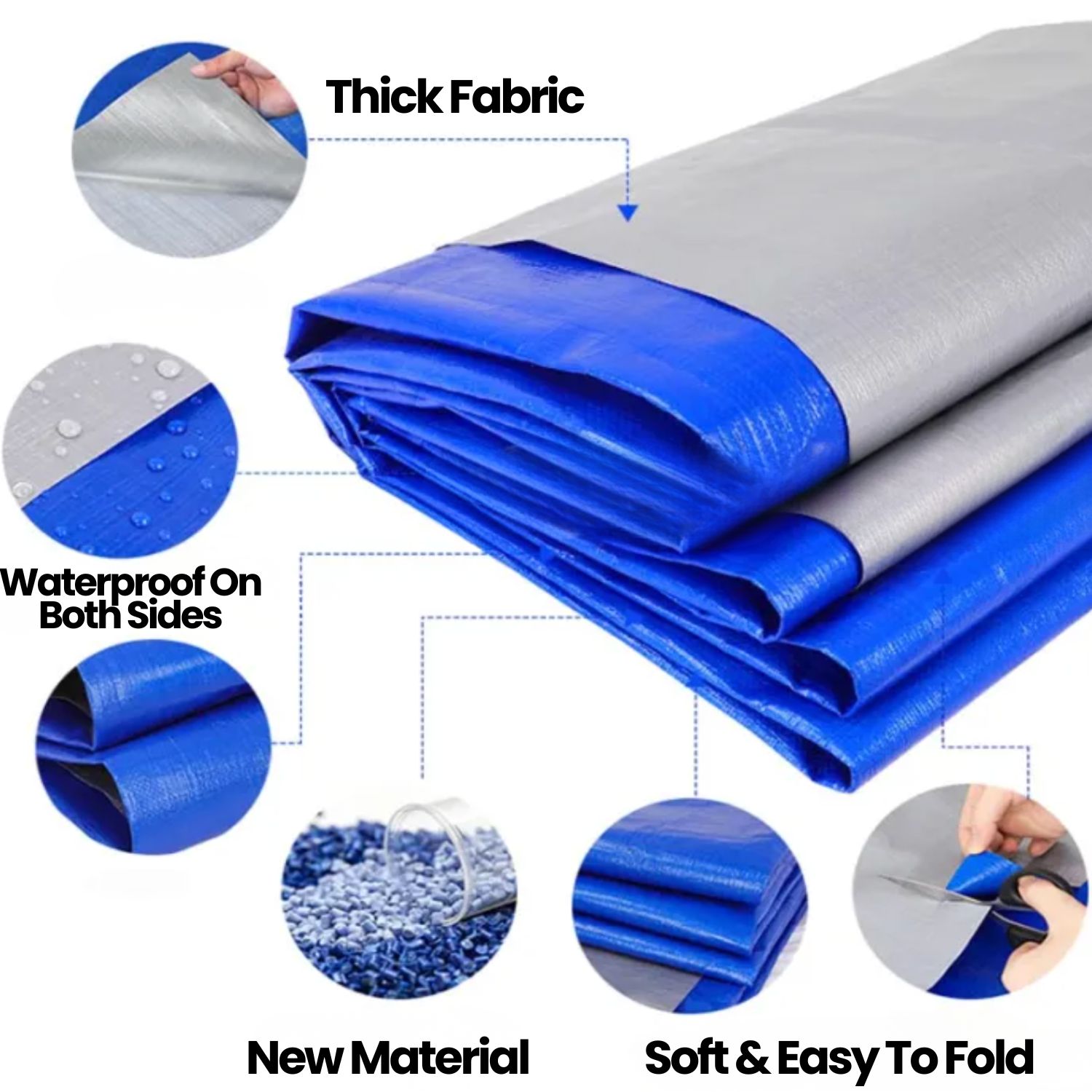 Waterproof Tarpaulin 4m x 6m