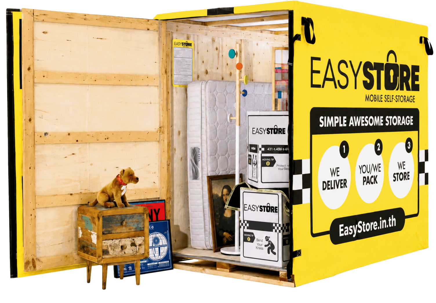 EasyStore mobile storage box delivered in Silom